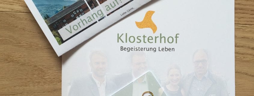 Erfolgreiches Bauvorhaben – Einladung zur Eröffnungsfeier des "Klosterhof"