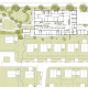 Lageplan-Ausschnitt (3+Architekten) von der neuen KITA in Bobingen mit Bauherrenvertretung Conwick
